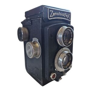 Zenobiaflex 1953 6X6 Twin Lens Reflex Camera 75mm 120 Film Project Parts